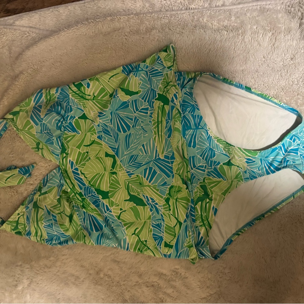 New w/o tags Lilly Pulitzer Blue and Green Women's Swimsuit